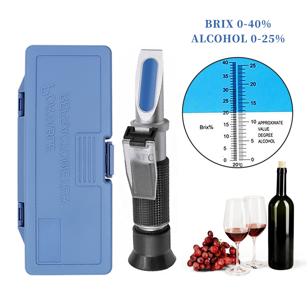 Wine To Beer Alcohol - Handheld 0~40% Sugar Refractometer Household 0~25%