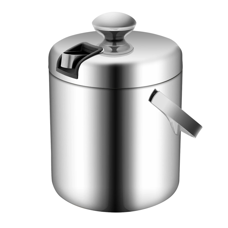 Wine Beer Combination - 1.3L Portable Double-Walled Ice Bucket with