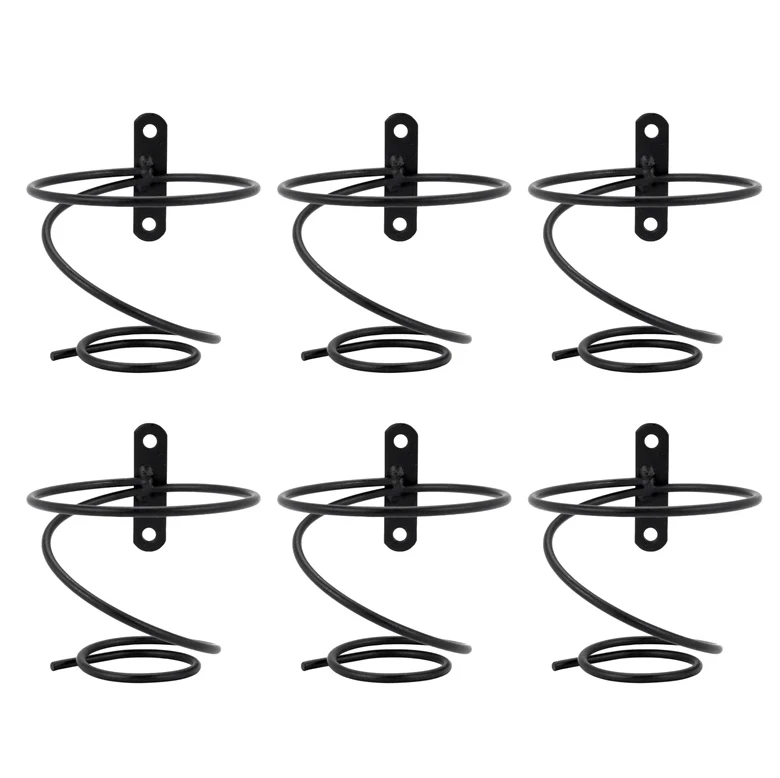 Wine Rack Wall Mount - Pack Of 6 Wall Mounted Wine