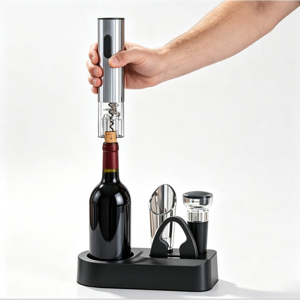 Wine Opener Electric - USB Rechargeable Electric Wine Bottle Opener