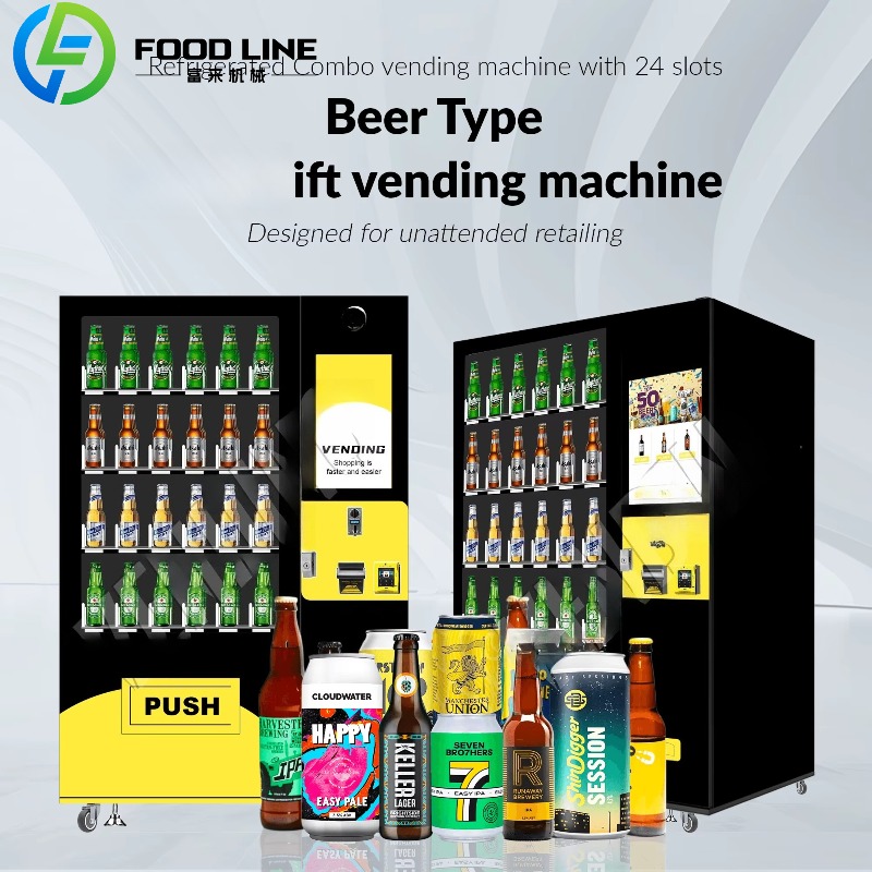 Custom Cold Beer Vending Machi - Wine To Beer Alcohol ulasan dan harga