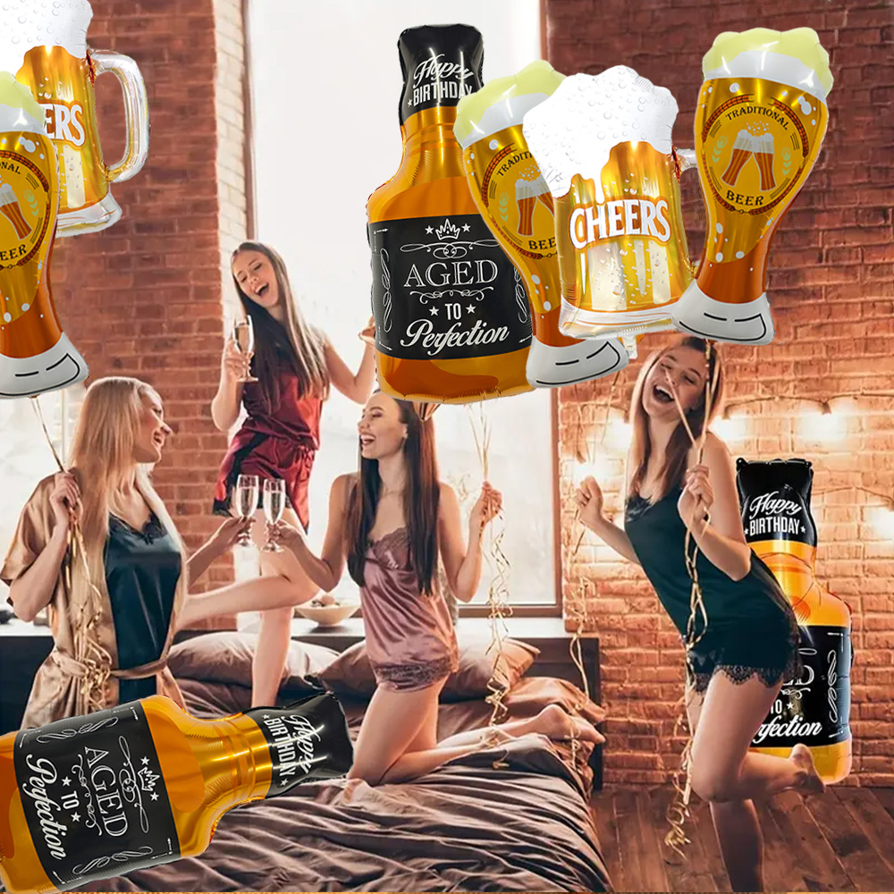 3 Whiskey Glasses, 3 Happy Bee - Wine Whiskey Beer ulasan dan harga