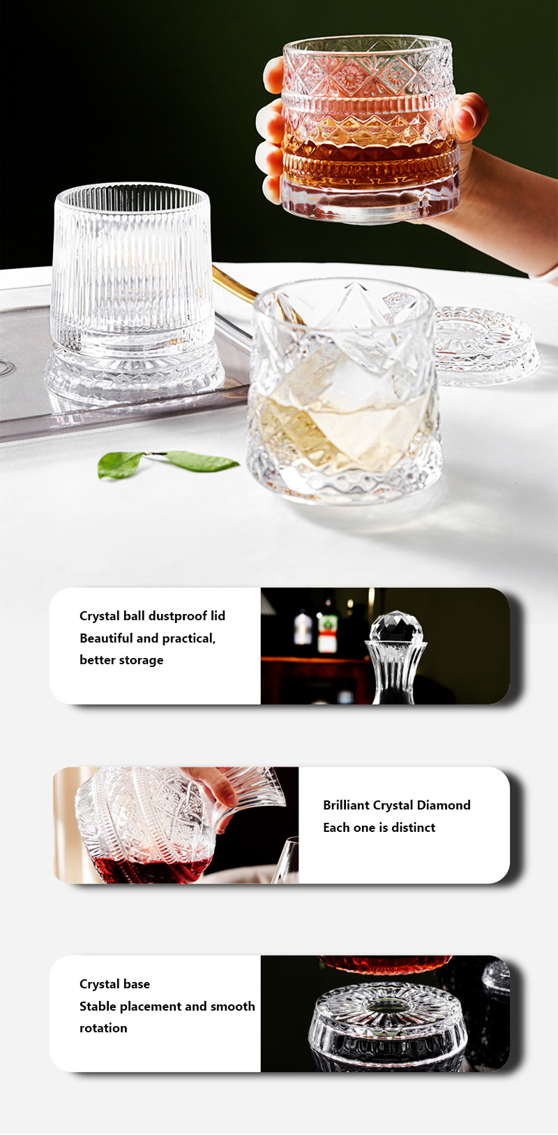DEOUNY European Star Diamond R - Wine Whiskey Beer ulasan dan harga