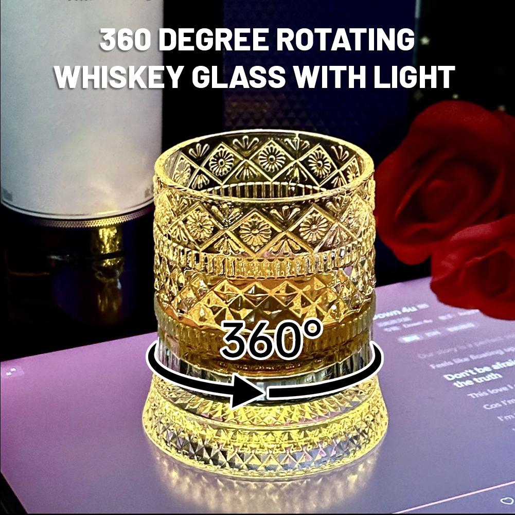 Rotating Whiskey Glass Creativ - Wine Whiskey Beer ulasan dan harga