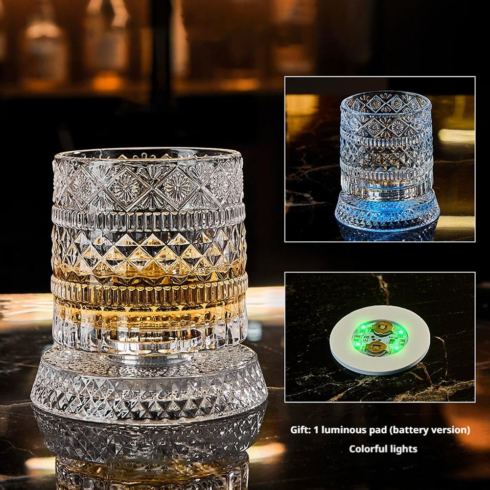 Rotating Whiskey Glass Creativ - Wine Whiskey Beer ulasan dan harga