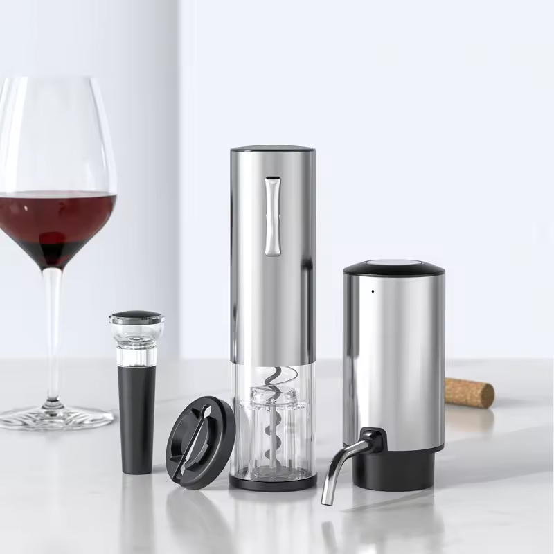 2024 New Design 4-in-1 Lithium - Wine Opener Electric ulasan dan harga