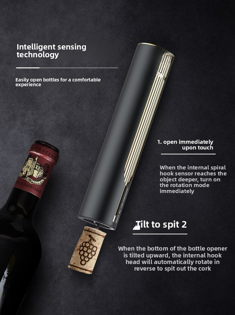 Electronic Bottle Opener Fully - Wine Opener Electric ulasan dan harga
