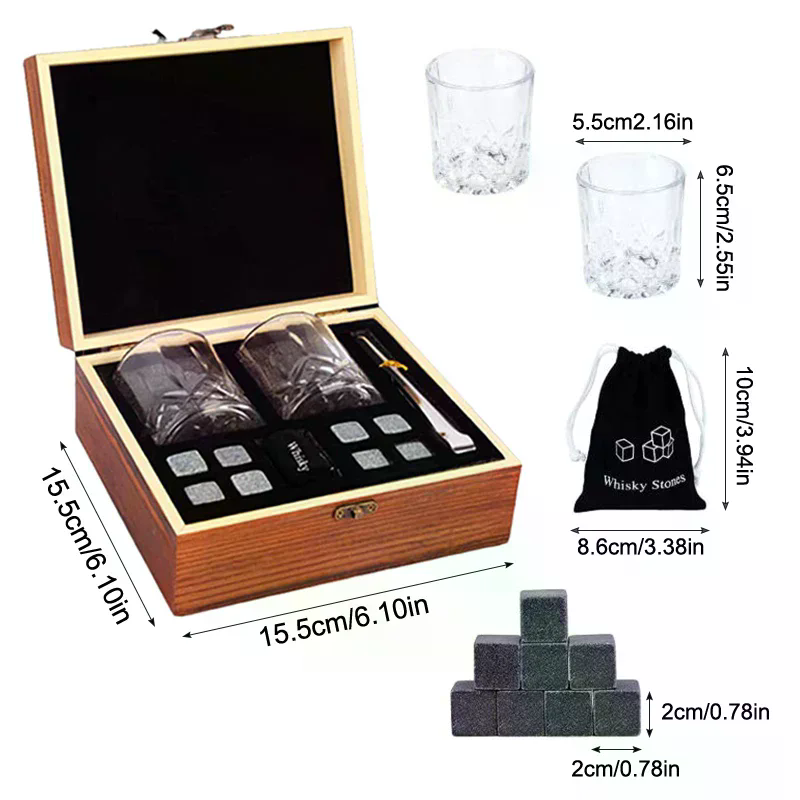 Father'S Day Gift For Men Whis - Whiskey Stone Set ulasan dan harga