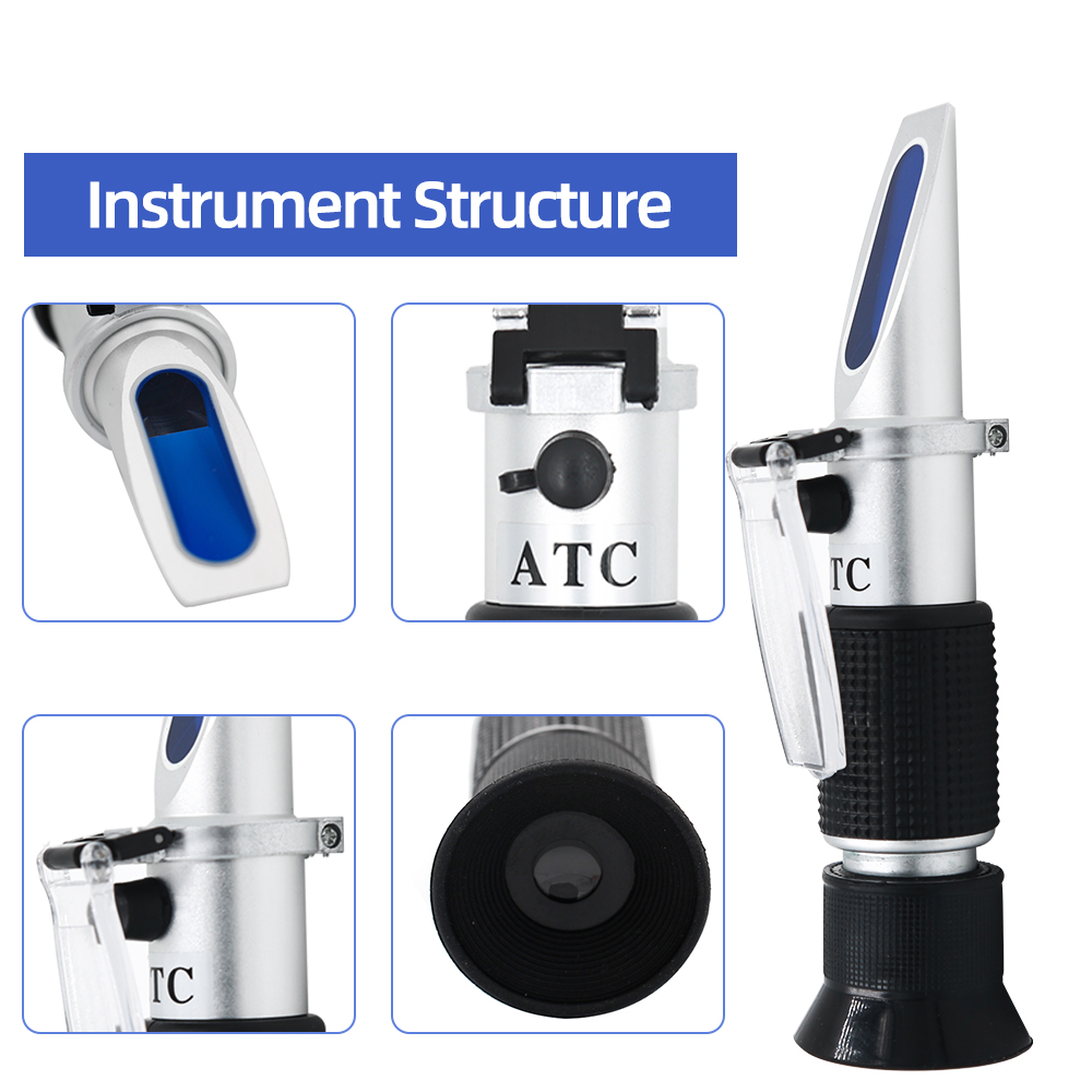 Handheld 0~40% Sugar Refractom - Wine To Beer Alcohol ulasan dan harga