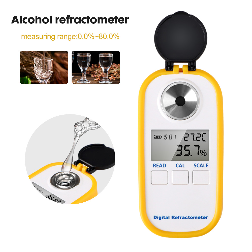 Digital Alcohol Refractometer  - Wine To Beer Alcohol ulasan dan harga