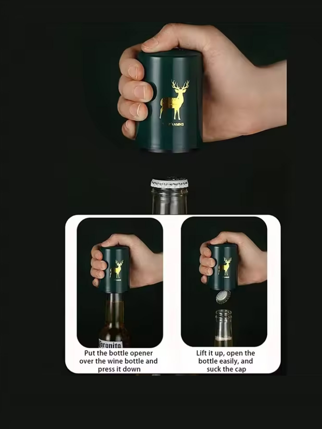 1Pcs Automatic Beer Bottle Ope - Wine Opener Electric ulasan dan harga