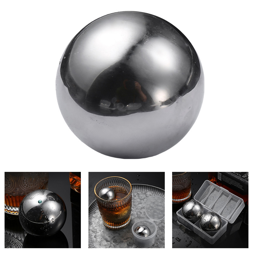 38MM Reusable Stainless Steel  - Whiskey Stone Set ulasan dan harga