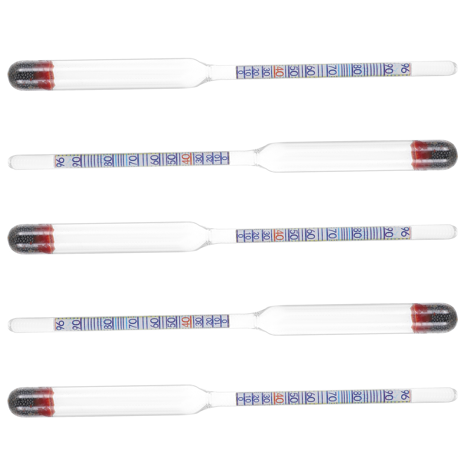 5Pcs Alcohol Meter Glass Hydro - Wine To Beer Alcohol ulasan dan harga