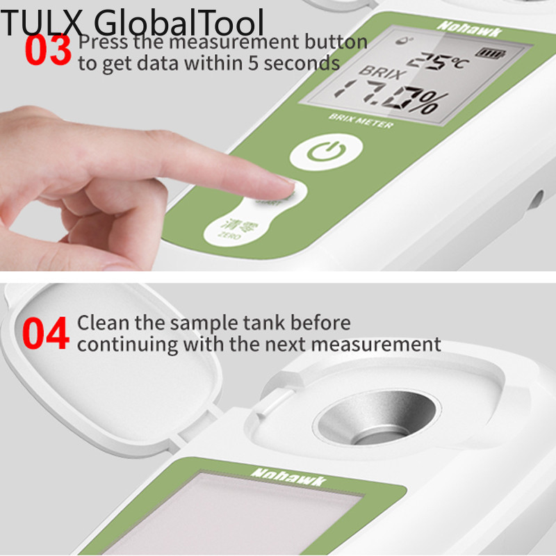 TULX Digital Refractometer Sug - Wine Beer Combination ulasan dan harga