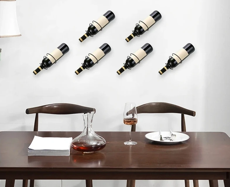 Pack Of 6 Wall Mounted Wine Ra - Wine Rack Wall Mount ulasan dan harga