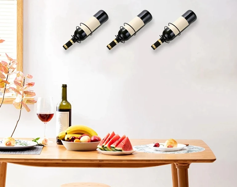 Pack Of 6 Wall Mounted Wine Ra - Wine Rack Wall Mount ulasan dan harga