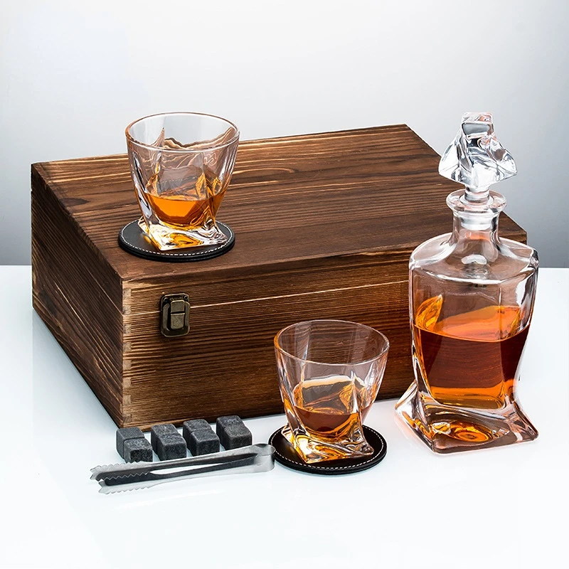 Whiskey Decanter and Stones Gi - Whiskey Stone Set ulasan dan harga