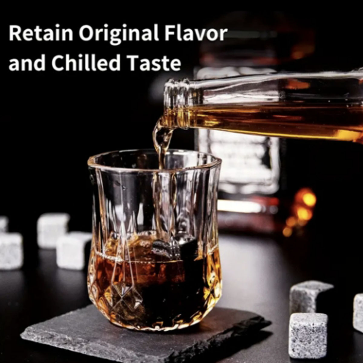Christmas Valentine's Gift Whi - Whiskey Stone Set ulasan dan harga