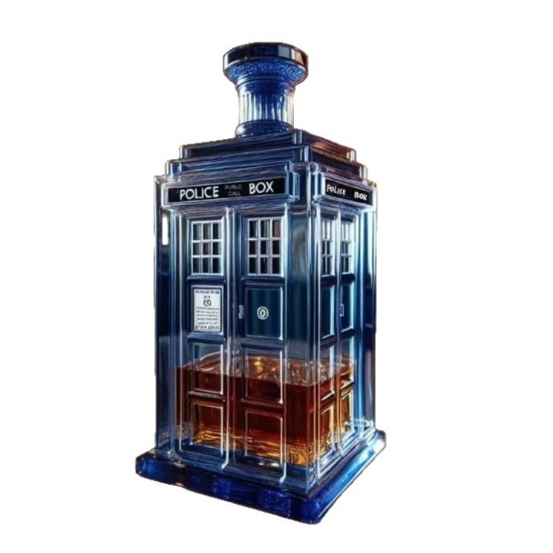 Creative Phone Booth Decanter  - Wine Whiskey Beer ulasan dan harga