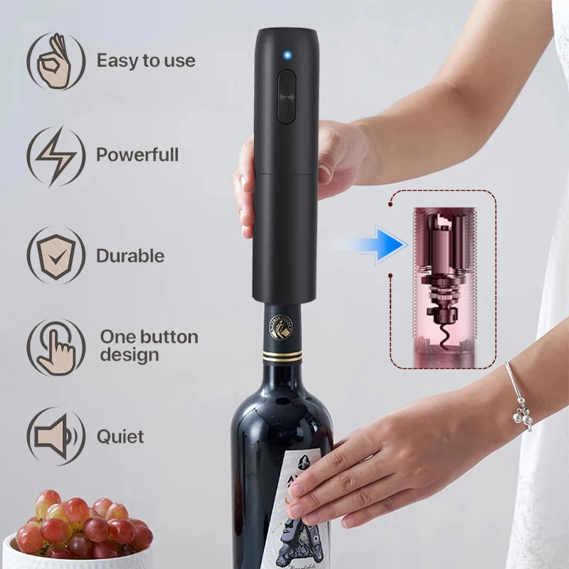 Electric Wine Bottle Opener Au - Wine Opener Electric ulasan dan harga